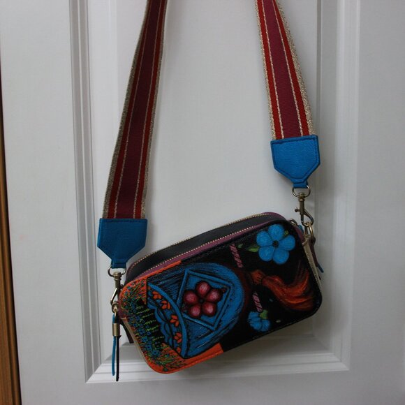 OOAK painted Fannypack Vase With Tassel *PREFUNKED & PUNK* - Picture 4 of 5